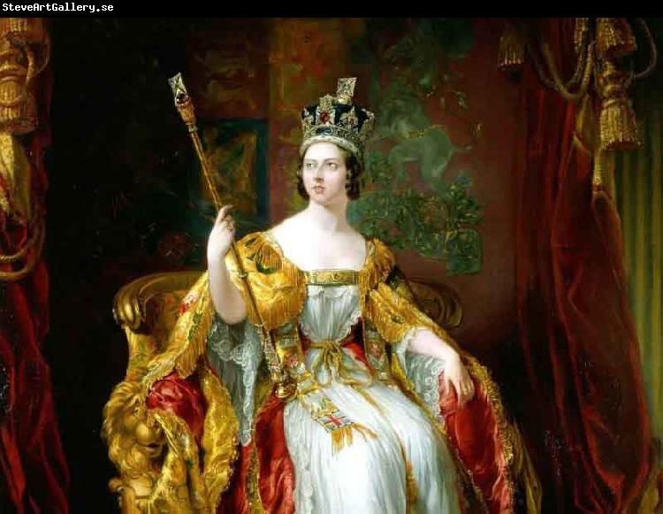 George Hayter State portrait of Queen Victoria